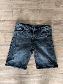 Bermuda jeans Alcott uomo 46 | Nero slavato
