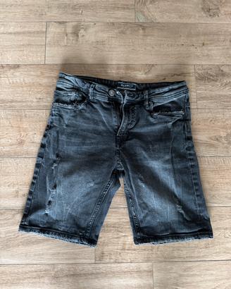 Bermuda jeans Alcott uomo 46 | Nero slavato
