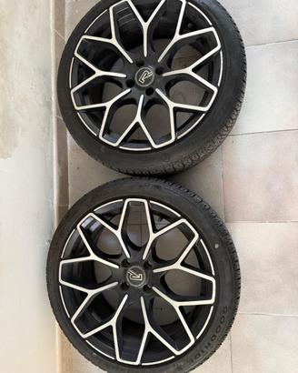 Cerchi in lega RLine + pneumatici per smart 453