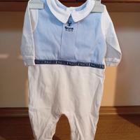 tutina Brums e completino elegante bimbo 3 mesi