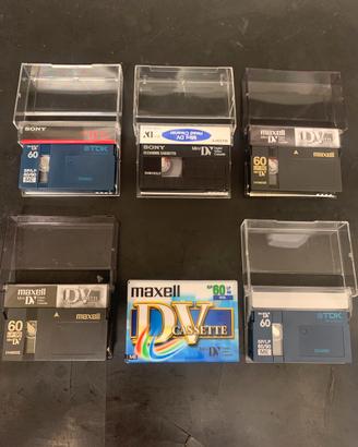 Cassette video Mini DV nuove e usate