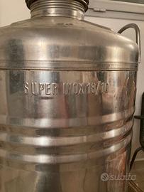 contenitore olio acciaio inox 50 L