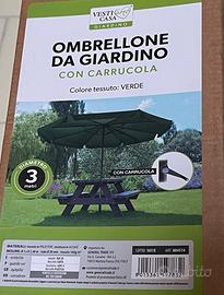 Ombrellone da giarino nuovo