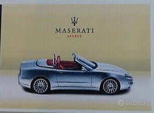 Maserati spyder 2001/2007 manuale uso e manutenzio