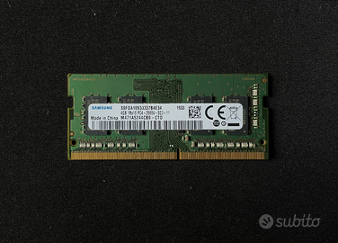 RAM Samsung 4GB DDR4 SO-DIMM