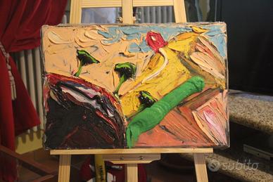 ENZO FEDERICI PAESAGGIO ANNO 2000 - SILICONE SU TE