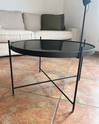 Tavolino da salotto nero Zuiver