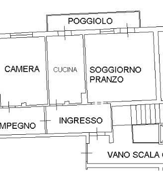 Appartamento di 104 m² con 3 locali e box auto a P
