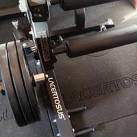 leg extension/curl lacertosus half rack pro rack