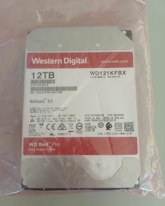 Hard Disk Western Digital WD Red Pro 12TB