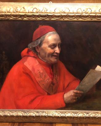 Dipinto olio su tela M.Becagli 1904.