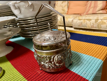 RARITA':PREZIOSAformaggieraANTICAargentataXVIIIsec