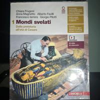 libro mondi svelati primo anno in ottme cond.