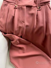 Pantalone morbido a vita alta