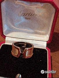 Anello Vintage oro 18 carati Cartier originale