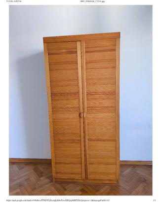 armadio ikea in legno chiaro