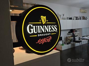 Insegna Luminosa Lightbox Guinness 