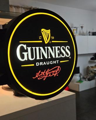 Insegna Luminosa Lightbox Guinness 
