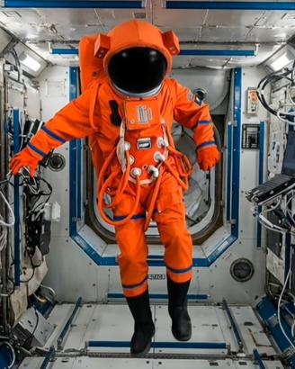 Tuta spaziale costume raro