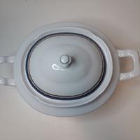 Zuppiera in porcellana di Limoges