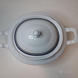 Zuppiera in porcellana di Limoges