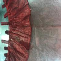 Tenda rosso bordeaux in toulle
