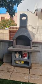 Barbecue in calcestruzzo