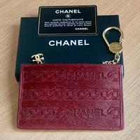 Chanel portafoglio portachiavi da donna originale.