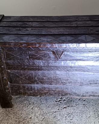 Baule/Cassapanca trentina-tirolese inizio 1800