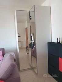 Guardaroba Pax angolare specchi