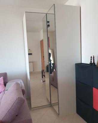 Guardaroba Pax angolare specchi