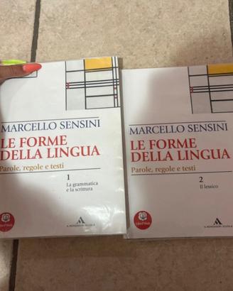 libro le forme della lingua- Sensini