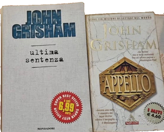 Due libri John Grisham "Appello - Ultima sentenza"