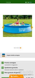 piscina autoportante nuova Intex 2.44x61