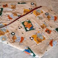 Trapunta/Piumoncino Lettino Orsetti Calciatori