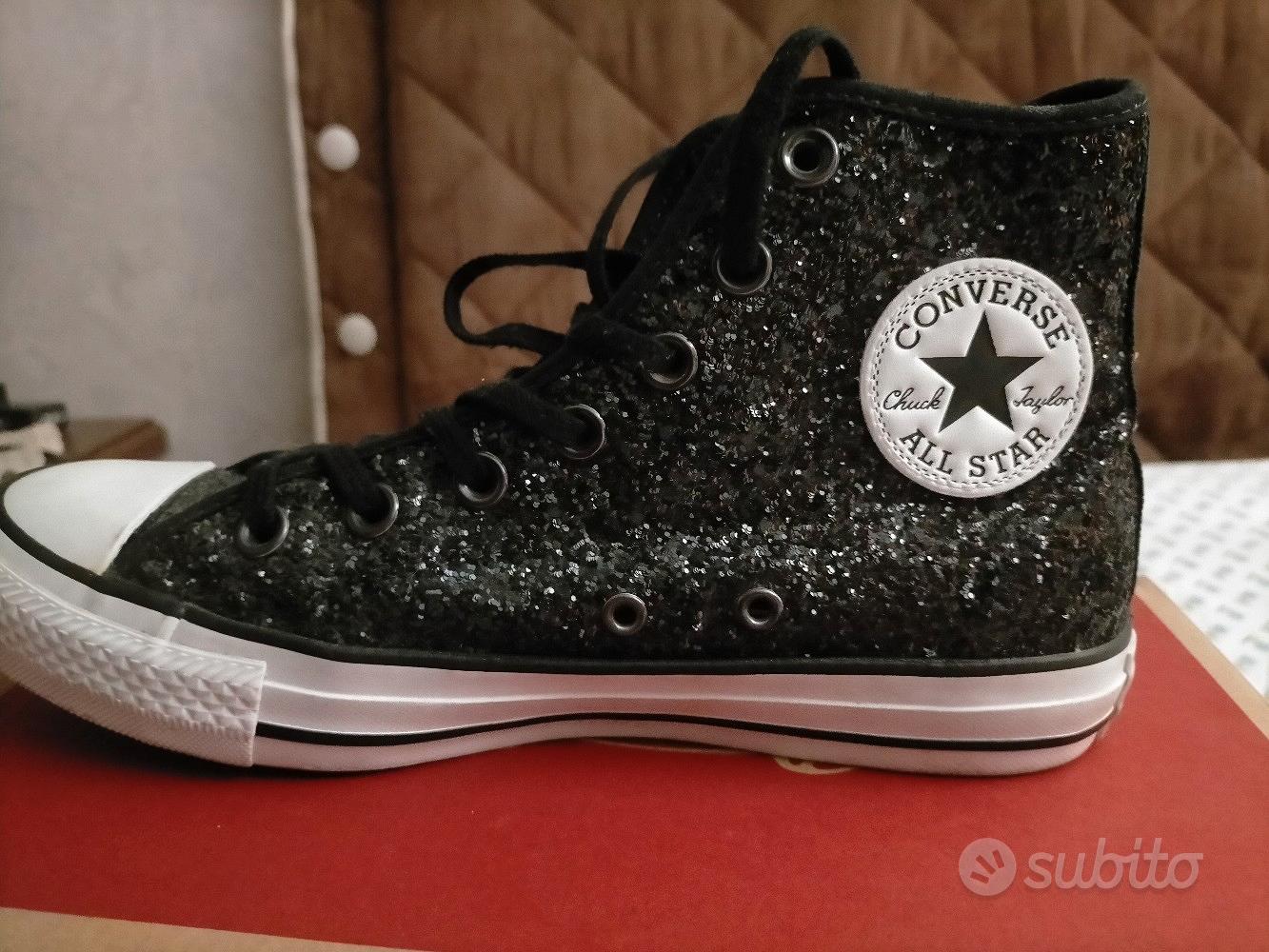 Converse cheap paillettes nere