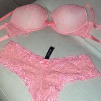 completo rosa salmone Victoria's secret nuovo
