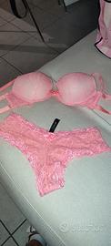 completo rosa salmone Victoria's secret nuovo