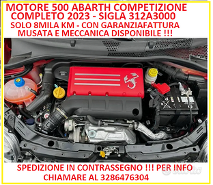 312A3000 MOTORE ABARTH COMPETIZIONE 2023 8MILA KM