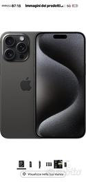 Apple iPhone 15 Pro Max 256GB - Titanio Nero