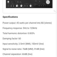 amplificatore technics su-v2x