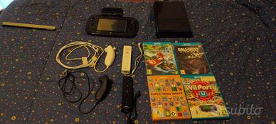 Wii U 32GB Nera completa + 4 Giochi e 2 Wiimote