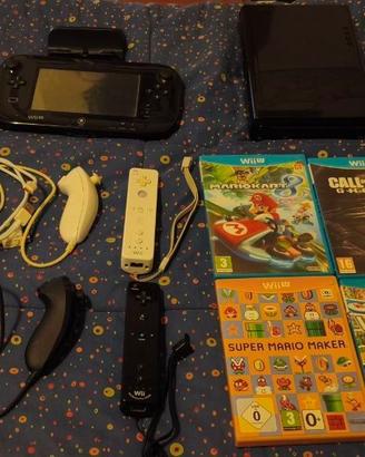 Wii U 32GB Nera completa + 4 Giochi e 2 Wiimote