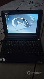 Acer Aspire One ZG5 con SSD 240GB e Linux MX