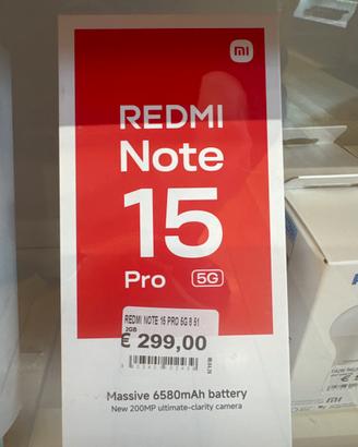 nuovo redmi note 15 pro 8+512GB 5G