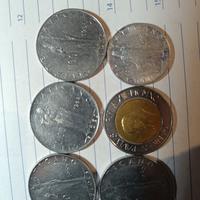lotto 6 pz monete vaticano 