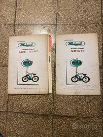 Malaguti manuali vintage parti ricambio e motore