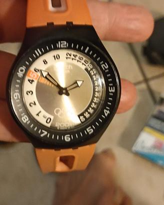 swatch rare orange fun scuba sugb103 climbing lobs