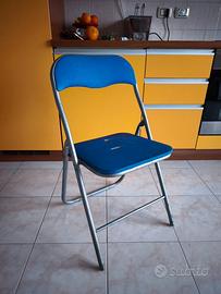 Sedia pieghevole vintage.