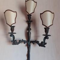 coppia appliques in bronzo